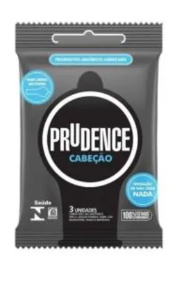 Preservativo Prudence Cabecao 12x3un Caixa Com 12 por R$ 75