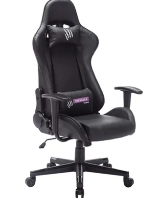 Cadeira Giratória Gamer Trevalla Relax 180 Graus TL-CDG-08-1 Preta