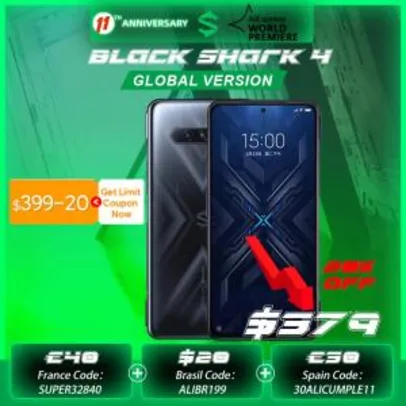 [Pré-venda] Xiaomi Black Shark 4 - 6/128 - R$2383
