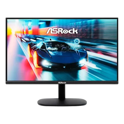 Monitor Gamer AsRock 24.5, 100Hz, Full HD, 1ms, IPS, DisplayPort e HDMI, FreeSync, 99% sRGB - CL25FF