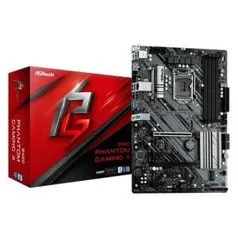 Placa-Mãe ASRock B460 Phantom Gaming 4, Intel LGA 1200, ATX, DDR4