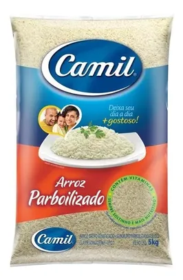 Arroz Parboilizado Tipo 1 Camil Pacote 5kg