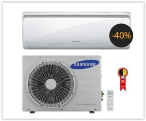 Ar-Condicionado Split Samsung Smart Inverter Frio 12.000 BTUs com Filtro Full HD e Virus Doctor - 220V por R$ 1424