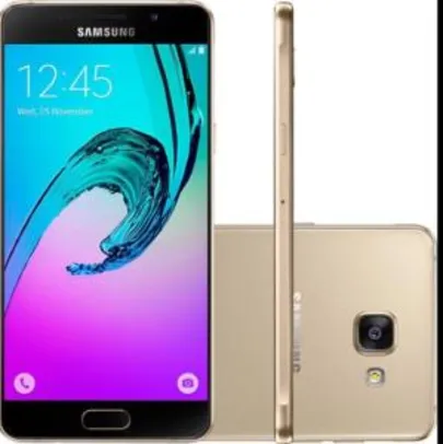 Smartphone Samsung Galaxy A5 2016 Dual Chip Android 5.1 Tela 5.2" 16GB 4G Câmera 13MP - Dourado