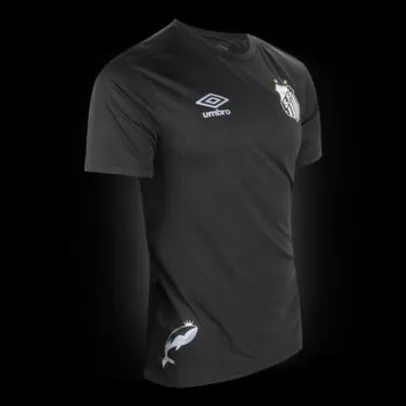 Camisa Santos Black Edição Limitada 20/21 s/n Torcerdor Umbro Masculina | R$51