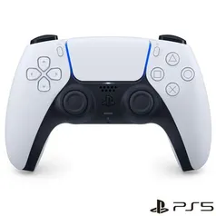 Controle sem Fio Sony DualSense Branco e Preto para Playstation® 5