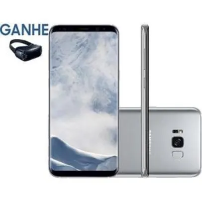 Smartphone Samsung Galaxy S8+ Dual Chip Android 7.0 Tela 6.2" Octa-Core 2.3 GHz 64GB Câmera 12MP - Prata - R$2.850