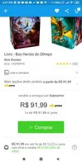 Box Os Heróis do Olimpo por R$78,19 (com AME R$54,73 )