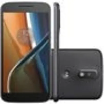 Smartphone Motorola Moto G4 XT1626 Octa-Core, Android 6.0, Tela 5.5 , TV Digital ,16GB, 13MP, 4G, Desbloqueado - Preto