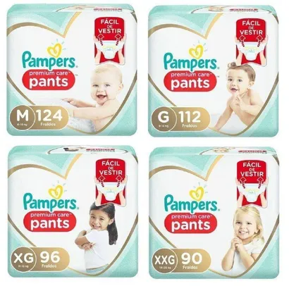 [Levando 6 ou +]Fralda Pampers Pants Premium Care, Pacotão