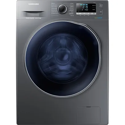 Lava e Seca Samsung WD6000 Smart (Wi-Fi) Porta Crystal Blue com Ecobubble™ e Lavagem a Seco WD11J64E4AX Inox Look 11/7 kg