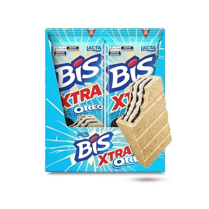 (R$1.84/Cada) Bis Xtra Oreo - Caixa Com 24 Unidades De 45g