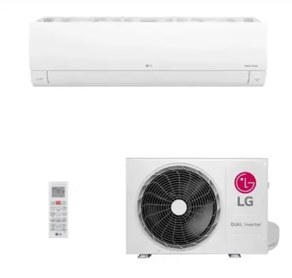 Ar Condicionado Split Hi Wall Dual Inverter Voice+IA LG 24000 Btus Frio S3-Q24K231B - 220V