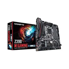 PLACA MÃE GIGABYTE Z390 M GAMING LGA 1151 (300 Series) Intel Z390 HDMI SATA 6Gb/s USB 3.1 Micro ATX Intel