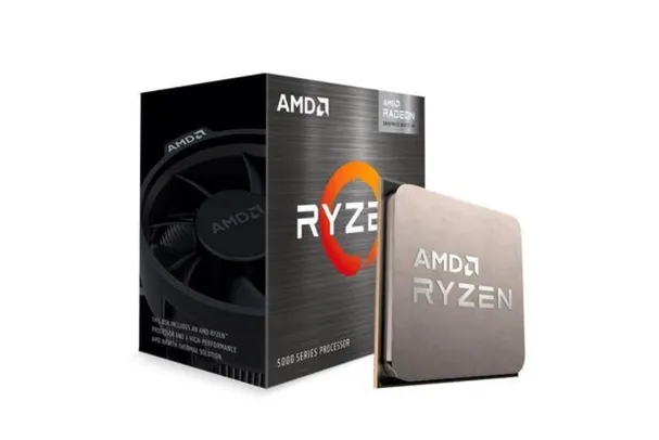 Processador AMD Ryzen 5 5600G, 3.9GHz (4.4GHz Max Turbo), Cache 19MB, 6 Núcleos, 12 Threads