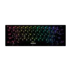 Teclado Gamer Mecânico Gamdias Hermes E3, RGB, Switch Red, Black, ANSI