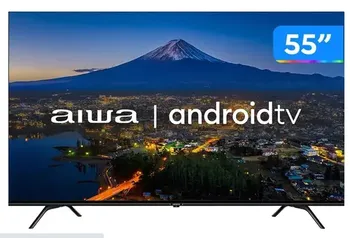 Smart TV 55” 4K Ultra HD D-LED Aiwa IPS Android