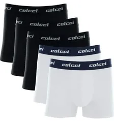 Kit 5 Cuecas Boxer Cot Elas Bord Colcci Masculino | R$ 110