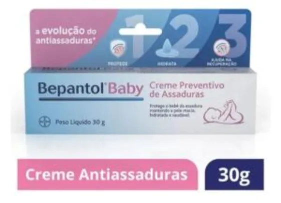 Creme Preventivo de Assaduras Bepantol Baby 30g | Pague 2 leve 3 por R$10,59