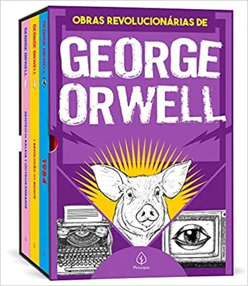 As obras revolucionárias de George Orwell - Box com 3 livros | R$25