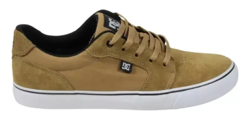 Tênis Dc Shoes  Anvil La Camurça Caramelo