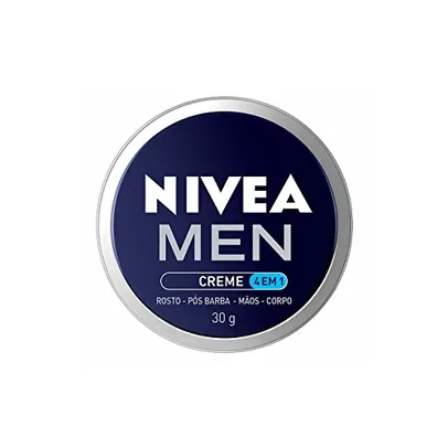 [REC/+POR-R$8,69]NIVEA MEN Creme 4 em 1 30g - Hidratação intensa, evita ressecamento, com vitamina E