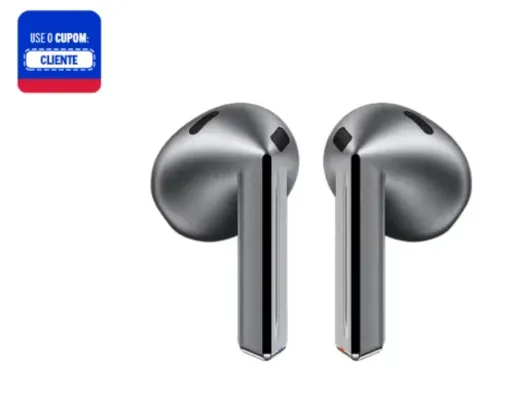 Samsung Galaxy Buds3, Fone de Ouvido sem fio, Cancelamento ativo de Ruído, Galaxy AI