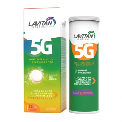 Lavitan 5g Sabor Guaraná com 10 comprimidos efervescentes