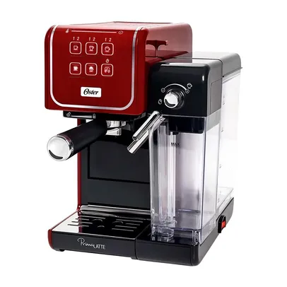 Cafeteira Espresso Oster BVSTEM6801R, 1170W, 127V, Preto e Vermelho - BVSTEM6801R-017