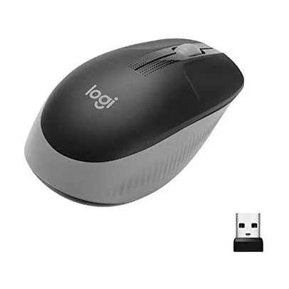 Saindo por R$ 41: [PRIME DAY] Mouse sem fio Logitech M190 com Design Ambidestro de Tamanho Padrão, Conexão USB e Pilha Inclusa - Cinza | R$41 | Pelando