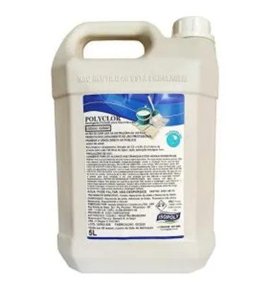 Polyclor (Detergente Clorado) – 5000 Ml, Isopoly | R$ 18