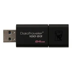 Pen Drive Kingston DataTraveler USB 3.0 64GB - DT100G3/64GB [BOLETO]