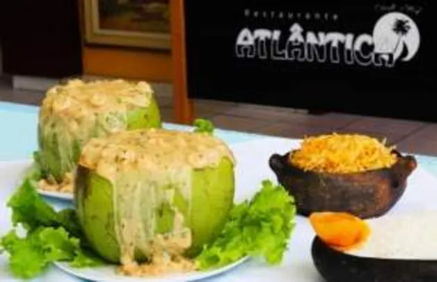 [Peixe Urbano] Restaurante Atlântica – Camarão no Coco a partir de R$ 100