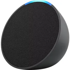 Smart Speaker Echo Pop Compacto com Som Envolvente e Alexa - Preto