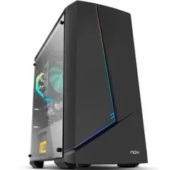 Gabinete Gamer NOX Infinity Alpha, RGB Rainbow, 1 Cooler, Lateral em Vidro - NXINFINTYALPHA | r$ 240