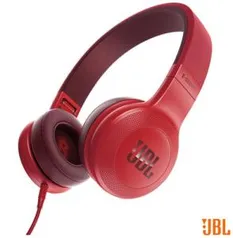 Fone de Ouvido JBL Headphone Vermelho - JBLE35RED - JBLE35VRM - R$ 150