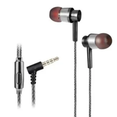 Fone KSD - A23 On-cord In-ear Earphones with Microphone - R$3,81