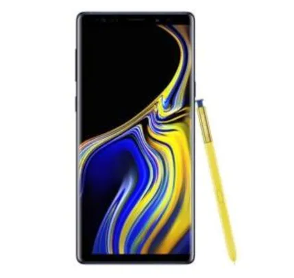 [Cartão 1x] Galaxy Note 9 128GB Android Tela 6.4" Octa-Core 4G Câmera Dupla 12MP 6GB RAM - Azul | R$3.240