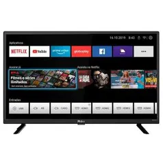 Smart TV LED 32´ Philco, Conversor Digital, 2 HDMI, 1 USB | R$855