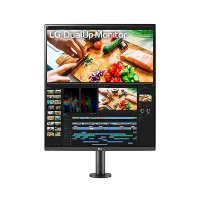 Monitor Lg Ergo Dualup 28 Sdqhd, 60hz, Nano Ips, HDMI E USB-C - 28mq780