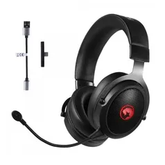 Headset Gamer Marvo HG9088W, Sem Fio, RGB, Múltiplas Platarformas, Wireless+Bluetooth+3.5mm, Black