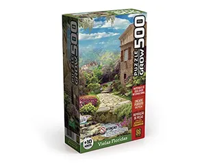 Quebra-cabeças Grow 500 peças: Vielas Floridas (exclusivo Amazon), Multicor