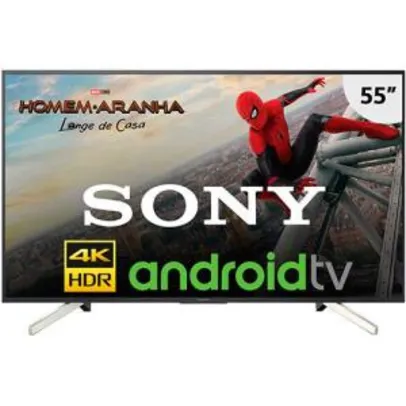 Smart TV Android LED 55" Sony KD-55X755F UHD 4K | R$2.409
