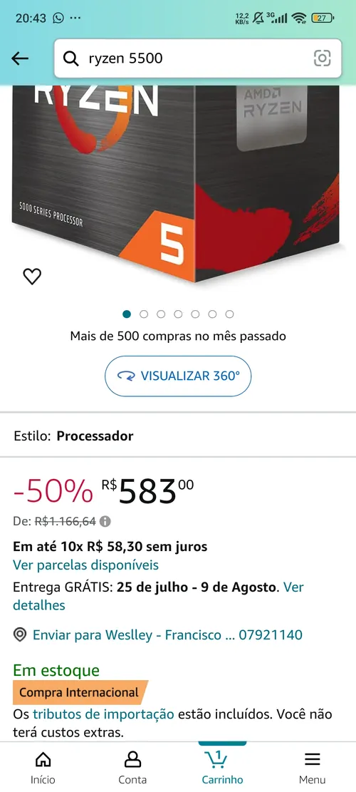 Imagen na descrição da promoção