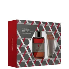 [40% de AME] Conjunto The Secret Temptation Antonio Banderas Masculino - Eau de Toilette 100ml + Pós-Barba 75ml