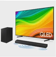 Smart TV 50 qled 4K 50Q60D 2024 + Soundbar HW-B550/ZD