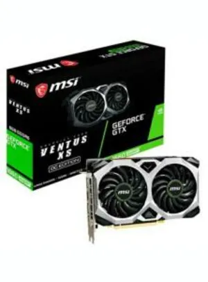 Placa de Vídeo MSI NVIDIA GeForce GTX 1660 Super Ventus XS OC, 6GB, GDDR6 | R$1662