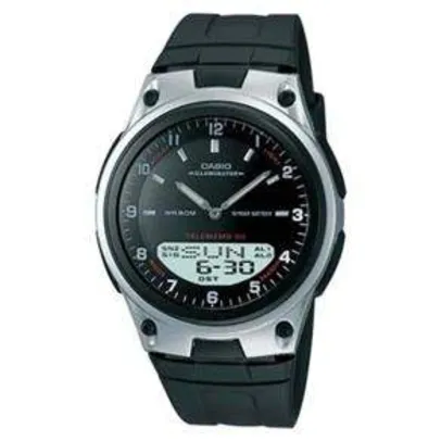 [PONTO FRIO] Relógio Masculino Anadigi Casio AW-80-1AVDF - Preto - R$98