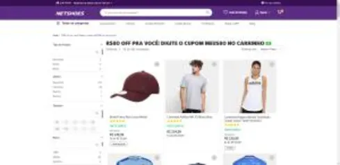 Cupom de R$ 80,00 para produtos selecionados