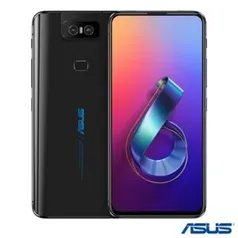 Zenfone 6 Black Asus, com Tela de 6,4”, 4G, 128 GB e Câmera Flip 48+13MP – ZS630KL